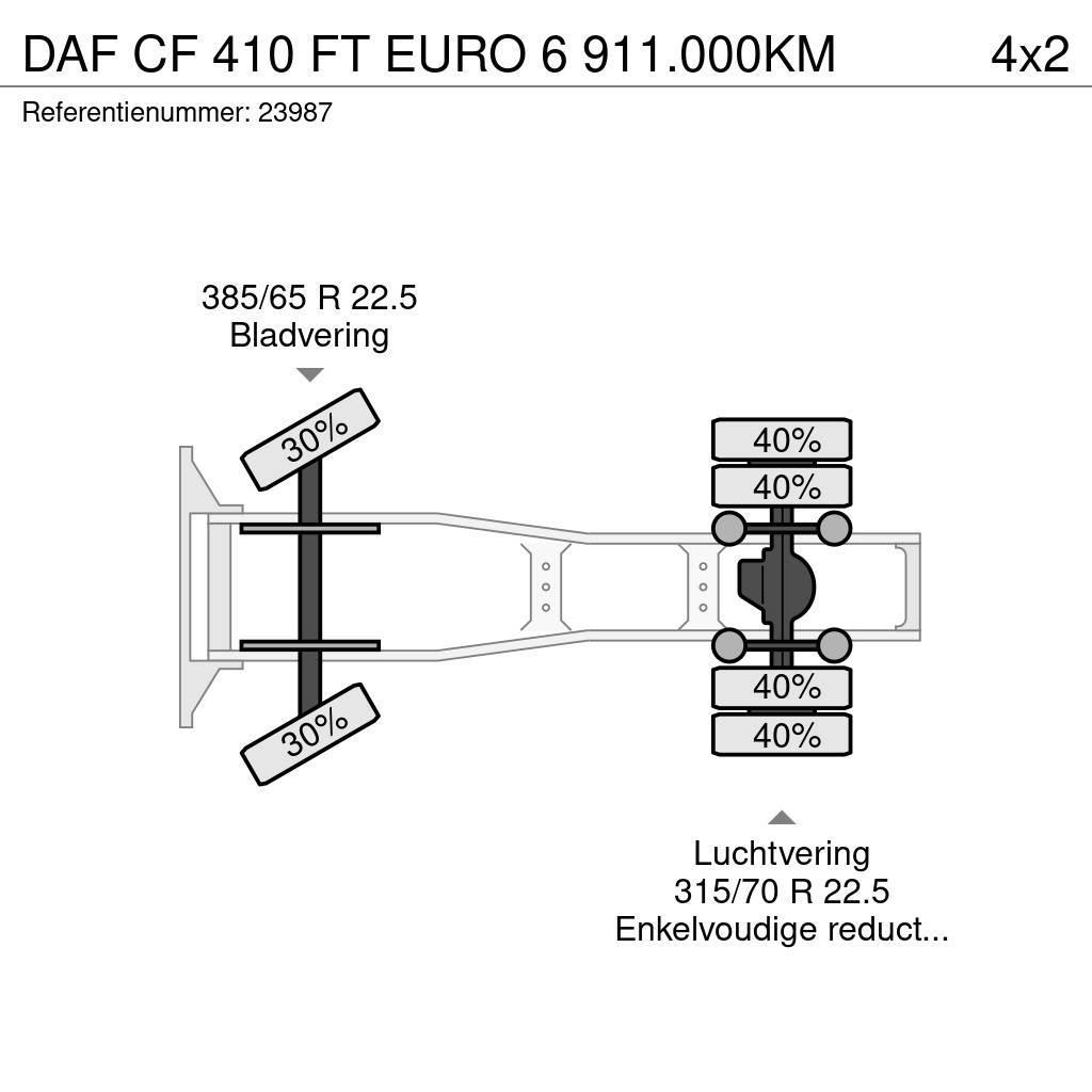 DAF CF 410 FT EURO 6 911.000KM Trekkers