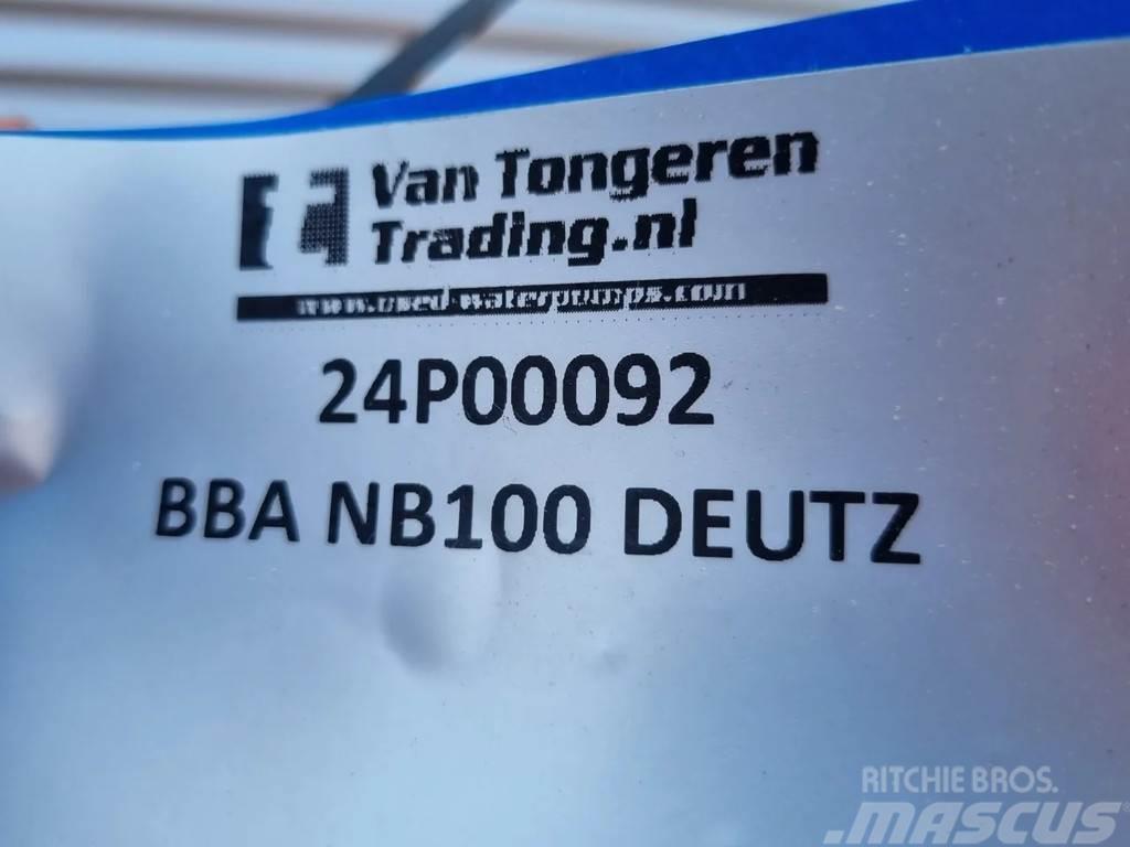 BBA NB100 + DEUTZ F2L 1011F Waterpompen