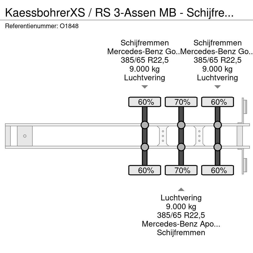 Kässbohrer XS / RS 3-Assen MB - Schijfremmen - Schuifzeilen/S Schuifzeilen