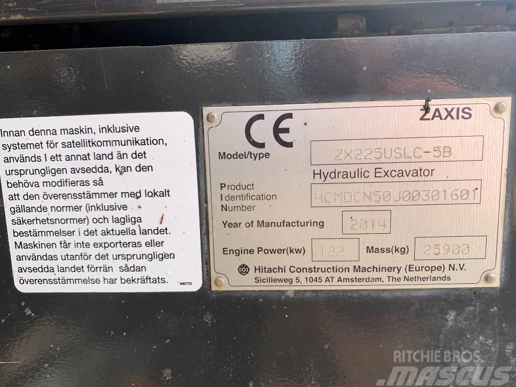 Hitachi ZX 225 USLC - 5B Rupsgraafmachines