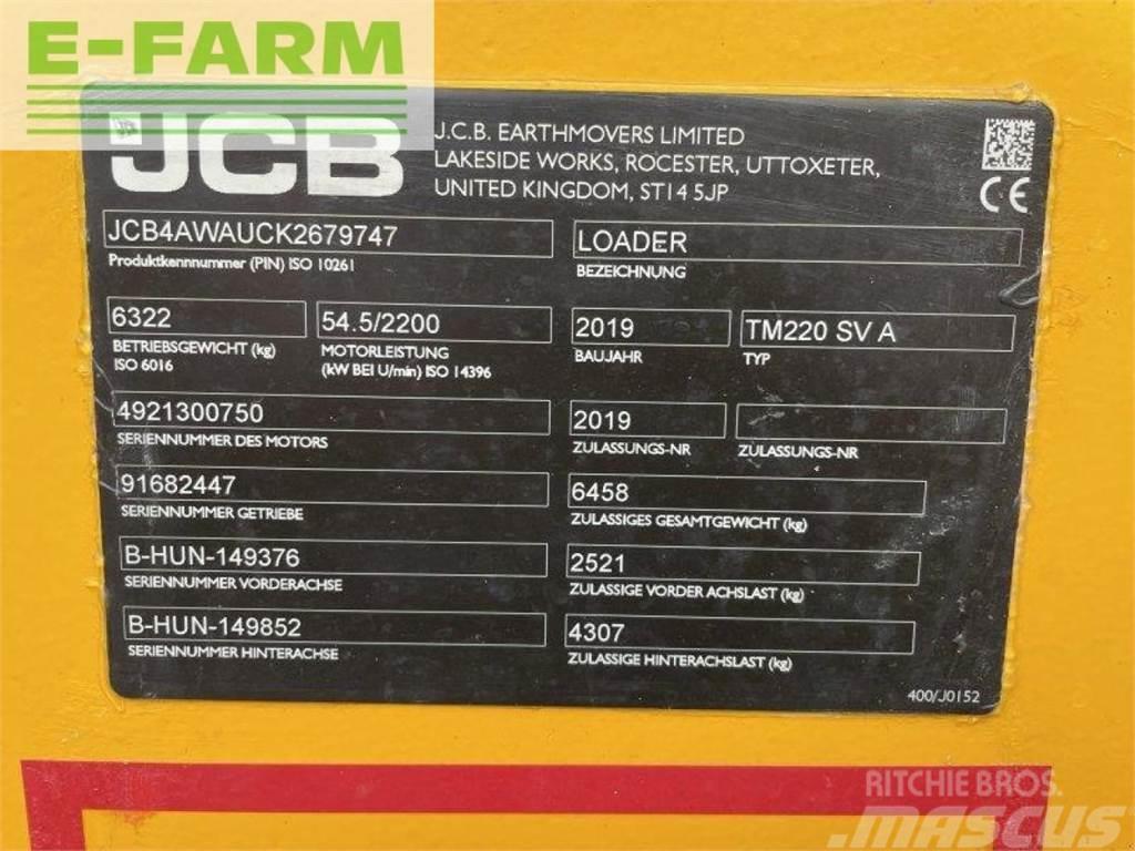 JCB tm 220 agri Telehandlers for agriculture