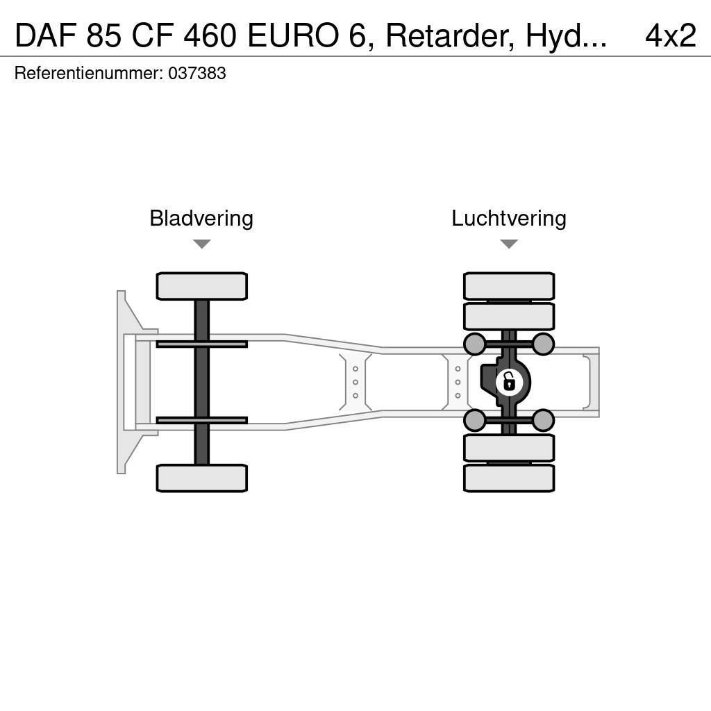 DAF 85 CF 460 EURO 6, Retarder, Hydraulic Tractor Units