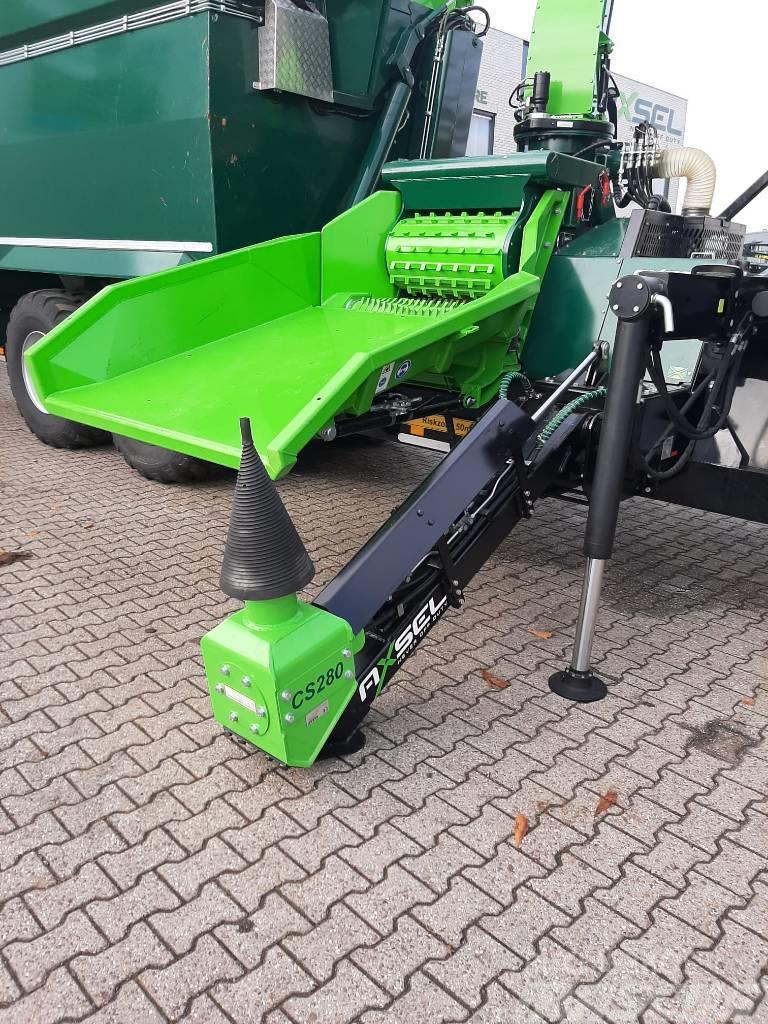 Lasco M2 Spalter + Axsel spalterarm M2 6.2K RAL6018 Wood chippers