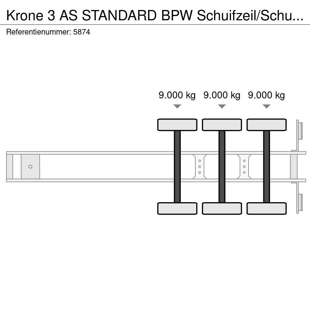 Krone 3 AS STANDARD BPW Schuifzeil/Schuifdak Schuifzeilen