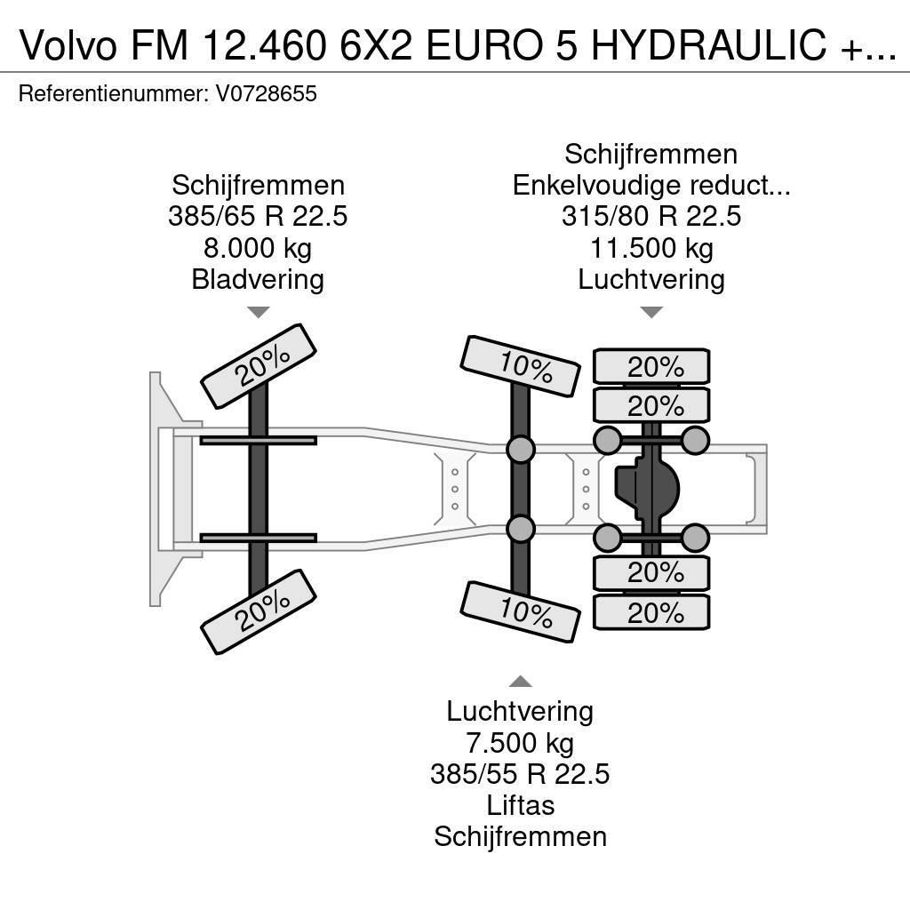 Volvo FM 12.460 6X2 EURO 5 HYDRAULIC + i-Shift APK Trekkers