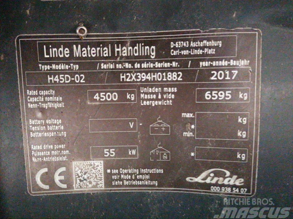 Linde H45D-02 Diesel heftrucks