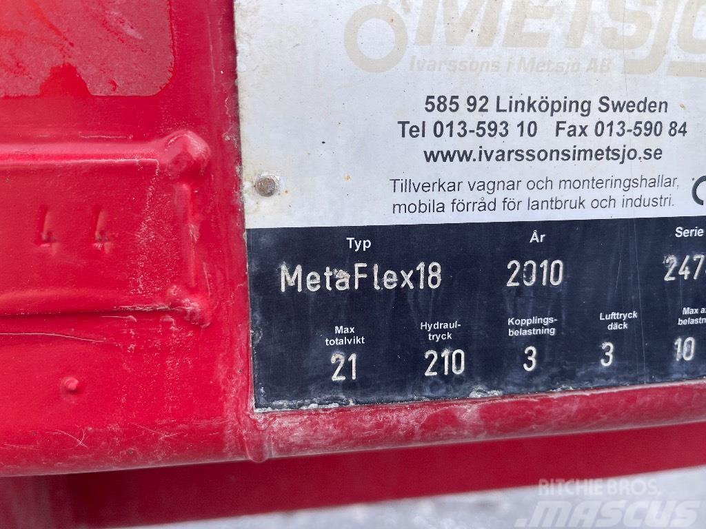Metsjö Metaflex 18 lastväxlarvagn Overige aanhangers