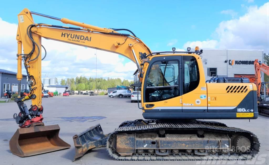 Hyundai MYYTY! SOLD!  R180LC-9 PYÖRITTÄJÄLLÄ Crawler excavators