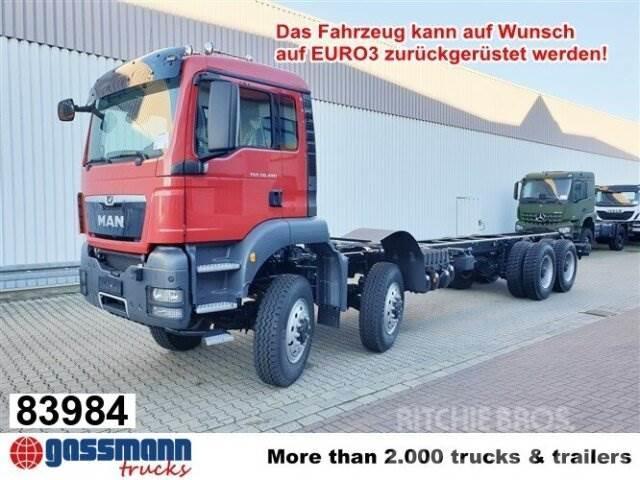MAN TGS 41.480 8X6 BB Chassis met cabine