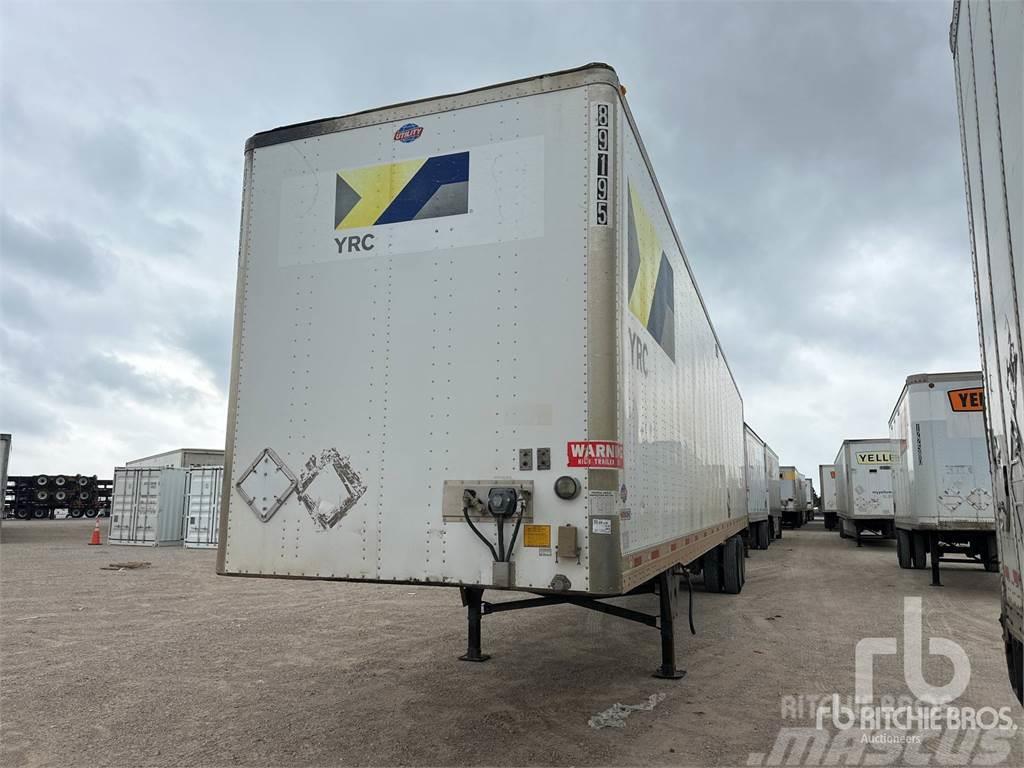 Utility 48 ft x 102 in T/A Box body semi-trailers
