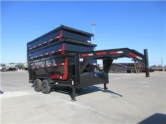  DURA HAUL GOOSENECK ROLL OFF TRAILER WITH 3 BOXES