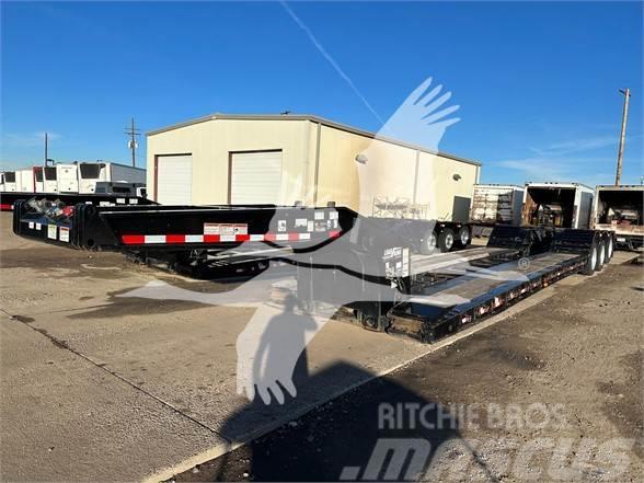 Load King 55 TON HYDRAULLIC DETACH LOW BOY, PONY MOTOR, 26' Low loader-semi-trailers