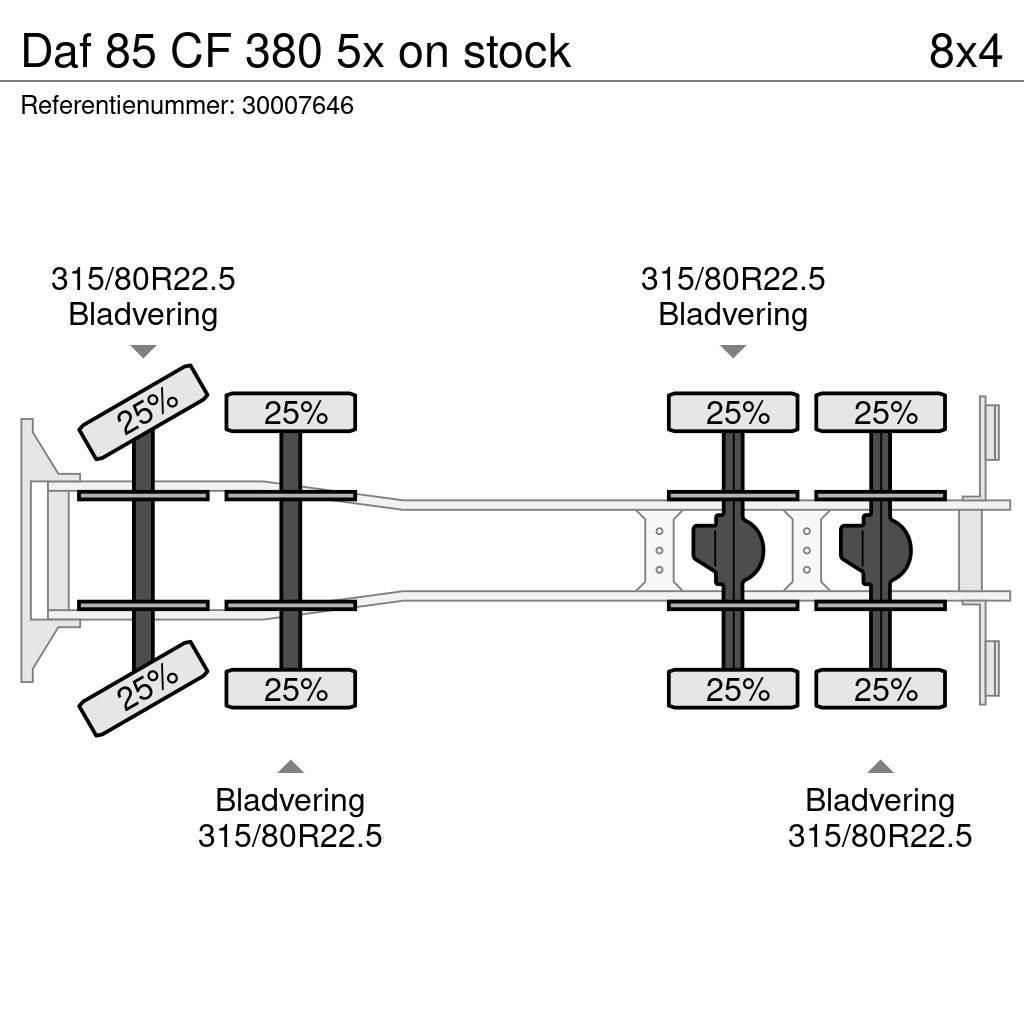 DAF 85 CF 380 5x on stock Combi / vacuum trucks