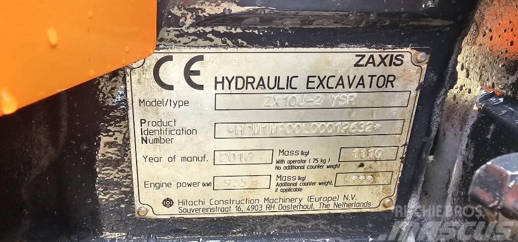 Hitachi ZX 10U-2 Mini excavators < 7t (Mini diggers)