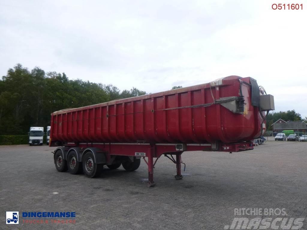 Fruehauf Tipper trailer alu 34.6 m3 + tarpaulin Tipper semi-trailers