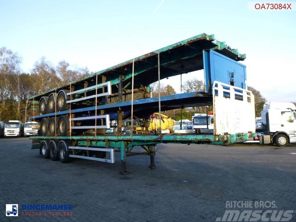 SDC Stack - 3 x platform trailer 13.6 m / 39 t Flatbed/Dropside semi-trailers
