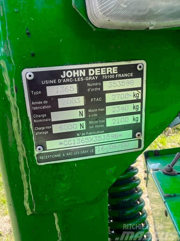 John Deere 1365 Slåtterkross Med Matta Mower-conditioners