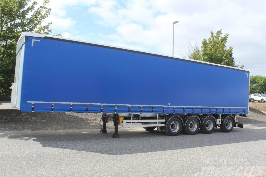 AMT CI400 4 akslet City m/ truckbeslag og TRIDEC Curtainsider semi-trailers
