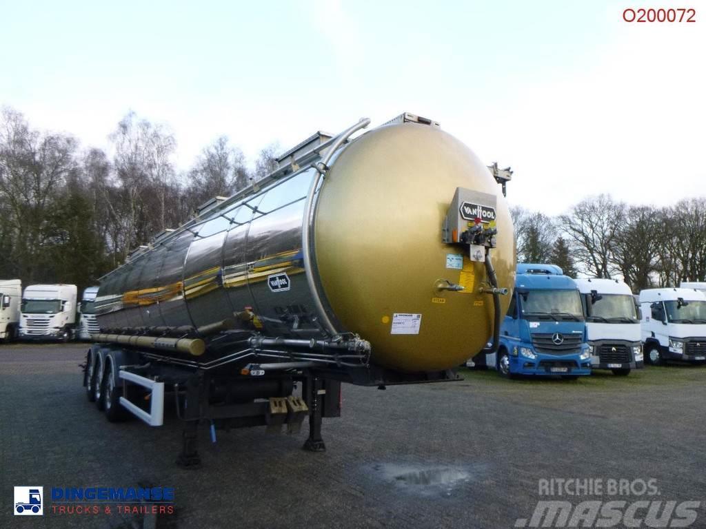 Van Hool Chemical tank inox L4BH 30 m3 / 1 comp / ADR 29/08 Tanker semi-trailers