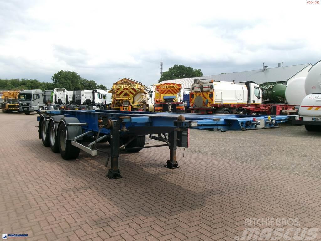 General Trailer 3-axle container trailer 20-25-30 ft Containerframe semi-trailers