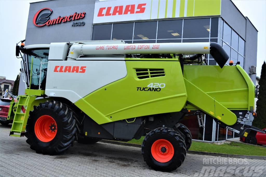 CLAAS Tucano 420 + VARIO 560 Combine harvesters