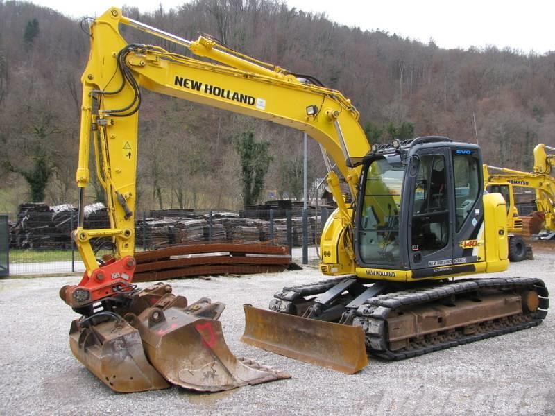 New Holland E 140 C SR 4 žlice + extra verige Crawler excavators
