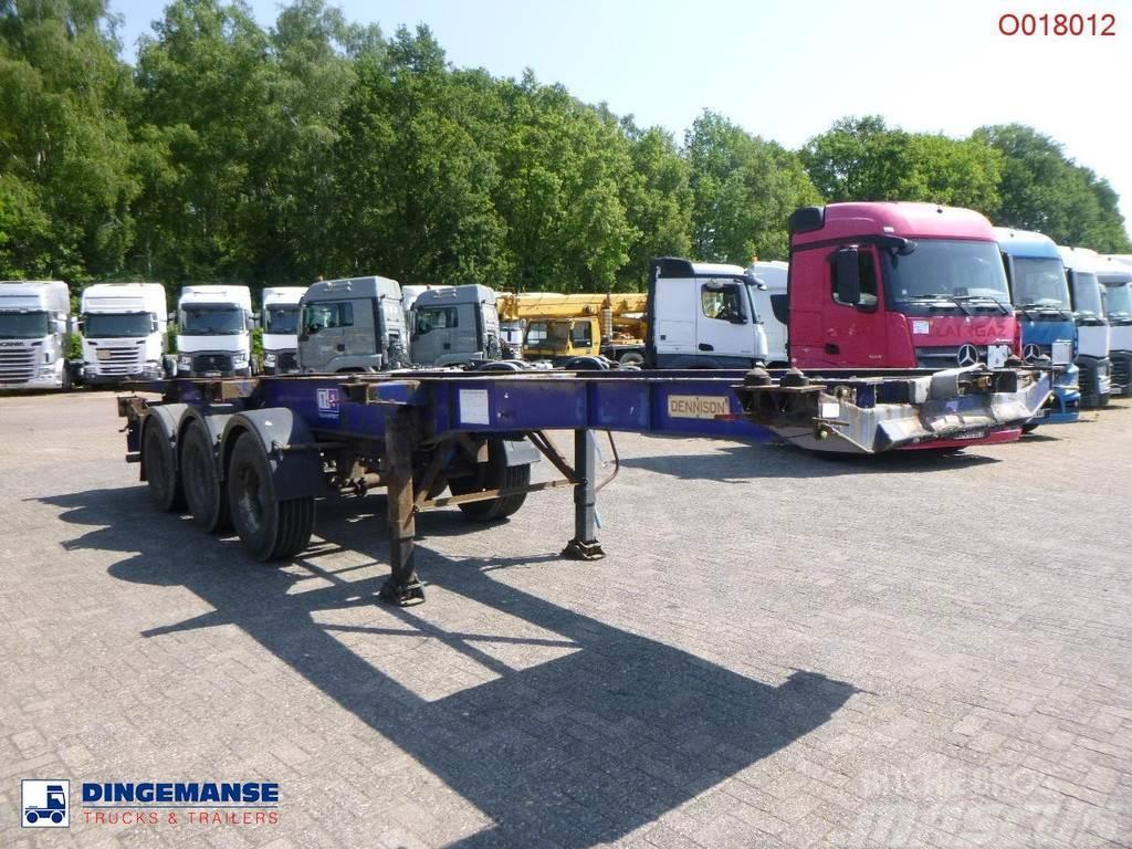 Dennison Container trailer 20-30-40-45 ft Containerframe semi-trailers