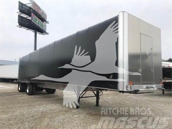 Fontaine New 48 x 102 Revolution all aluminum flat with Aer Curtainsider semi-trailers