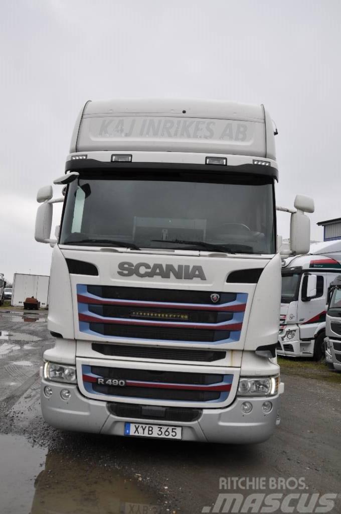 Scania R490 LB6X2MNB Container Frame trucks