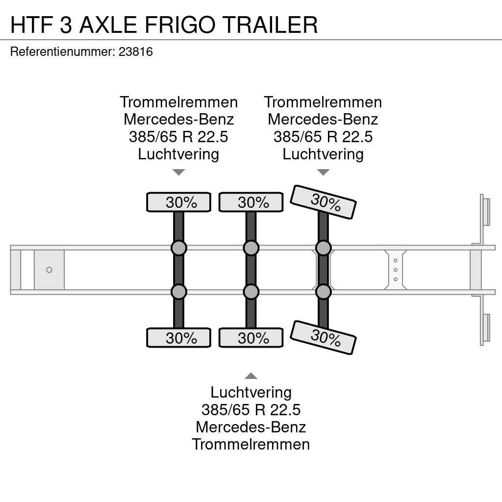 HTF 3 AXLE FRIGO TRAILER Temperature controlled semi-trailers