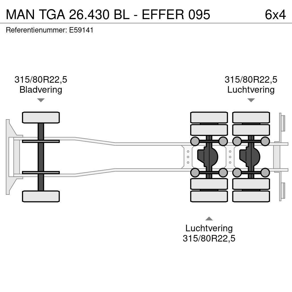 MAN TGA 26.430 BL - EFFER 095 Container Frame trucks