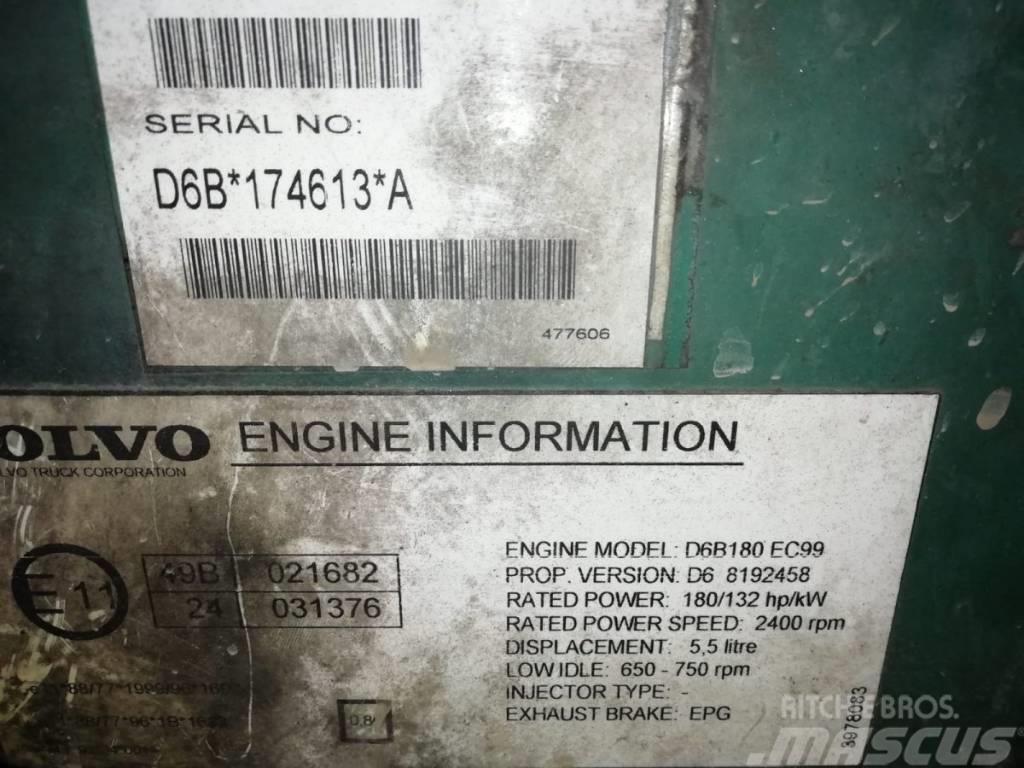 Volvo Engine D6B180 Engines