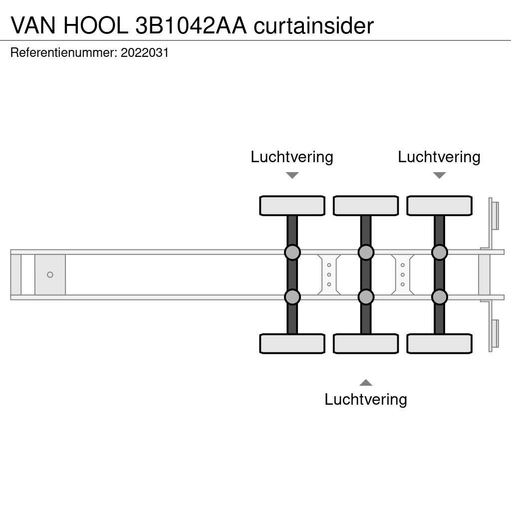 Van Hool 3B1042AA curtainsider Curtainsider semi-trailers