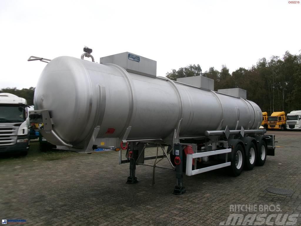  Parcisa Chemical tank inox L4BH 21.2 m3 / 1 comp / Tanker semi-trailers