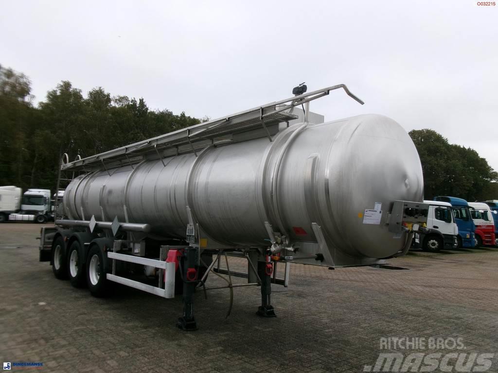  Parcisa Chemical tank inox L4BH 21.2 m3 / 1 comp / Tanker semi-trailers