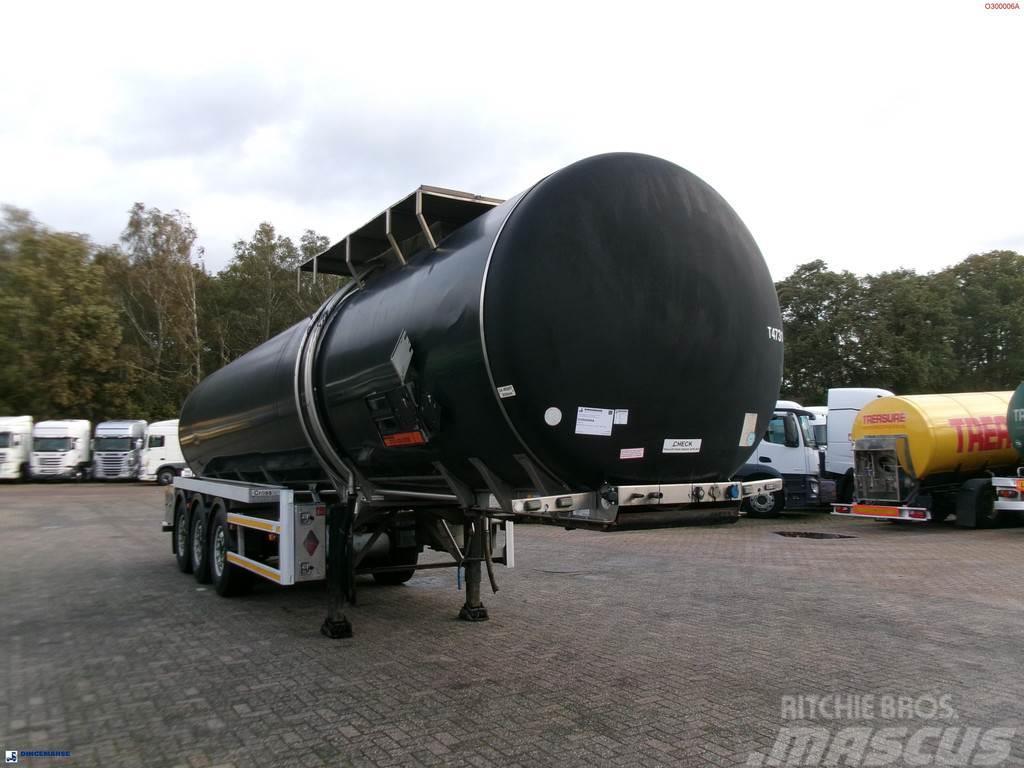 Crossland Bitumen tank inox 33 m3 / 1 comp + ADR L4BN Tanker semi-trailers