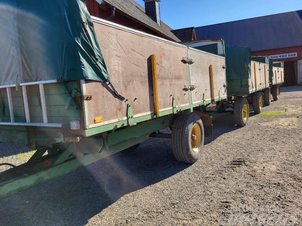  SLMA  Vagn ekipage 3 x 10 ton Grain / Silage Trailers