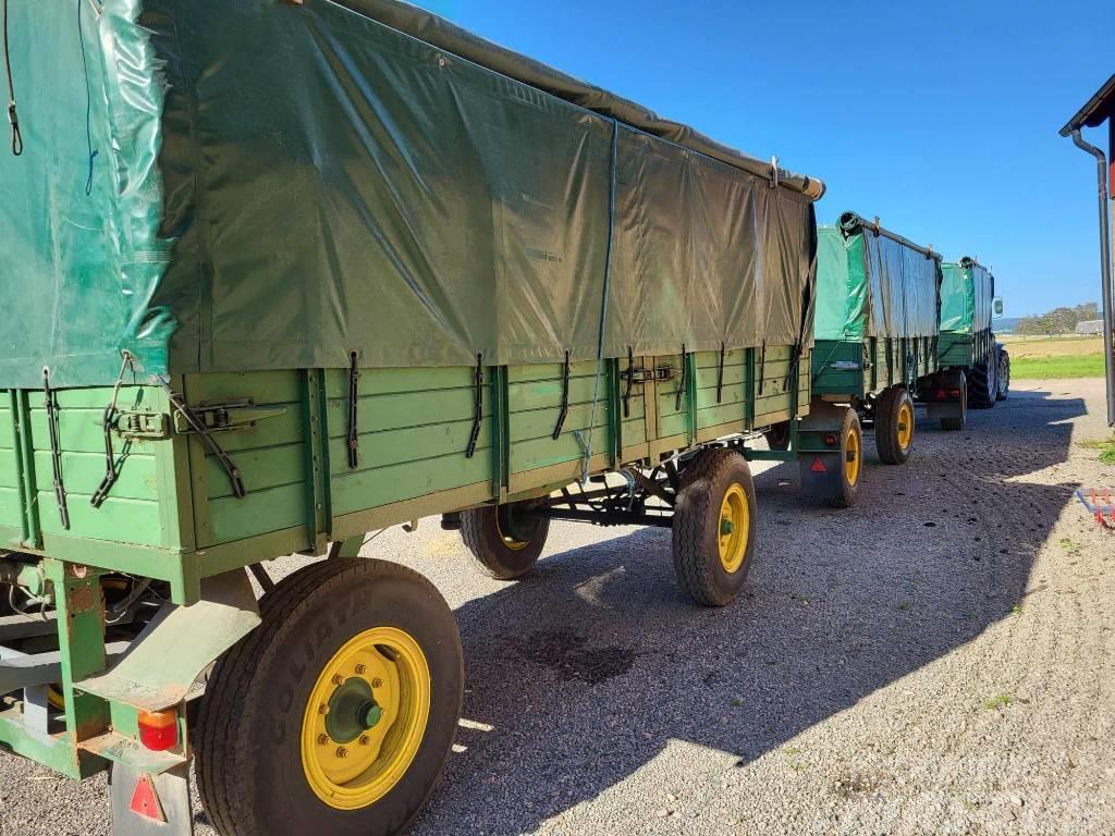  SLMA  Vagn ekipage 3 x 10 ton Grain / Silage Trailers