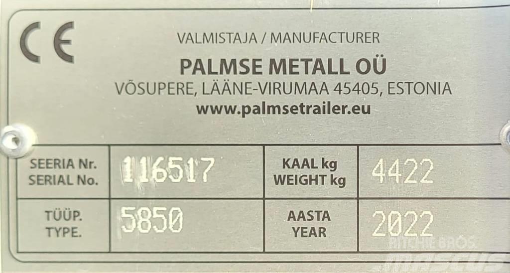 Palmse Trailer PT5850 Low loaders