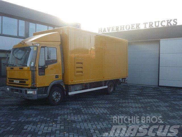 Iveco EuroCargo 120 EL 17 4X2 Closed box with taillift a Box body trucks