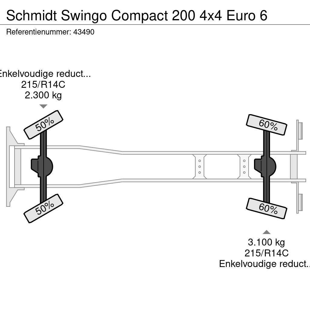 Schmidt Swingo Compact 200 4x4 Euro 6 Sweeper trucks