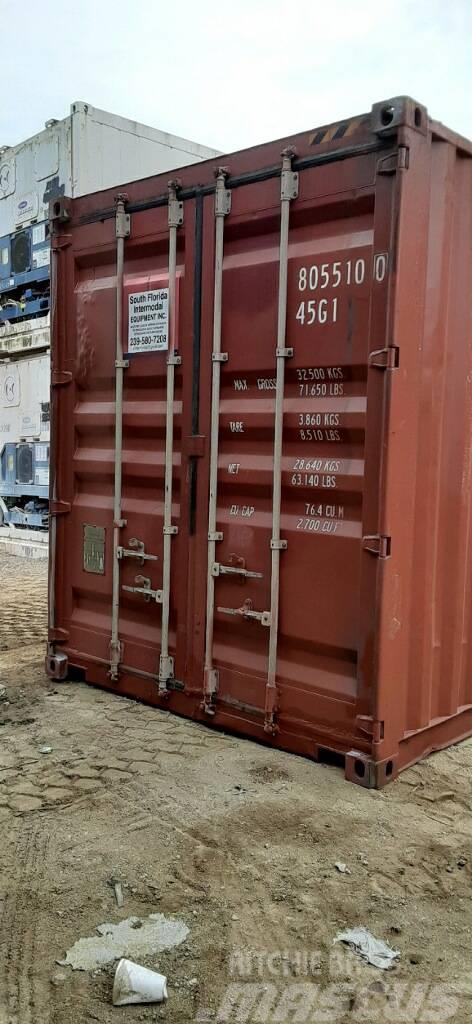 CIMC 40 Foot High Cube Used Shipping Container Containerframe trailers