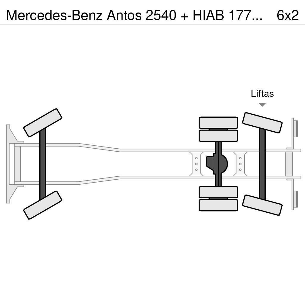 Mercedes-Benz Antos 2540 + HIAB 177K Pro/Hipro All terrain cranes