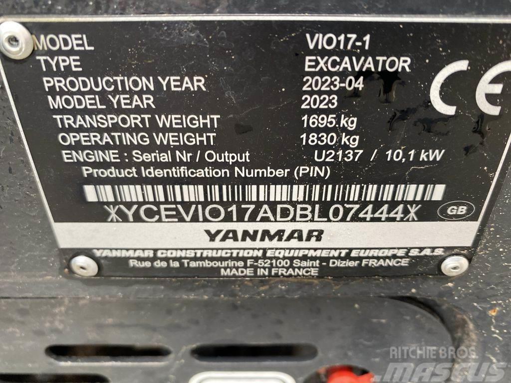 Yanmar VIO17-1 Mini excavators < 7t (Mini diggers)