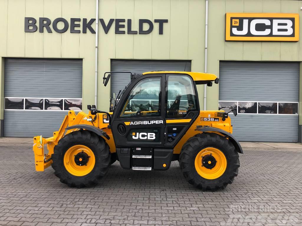 JCB 538-60 AGS 6-speed Telehandlers for agriculture