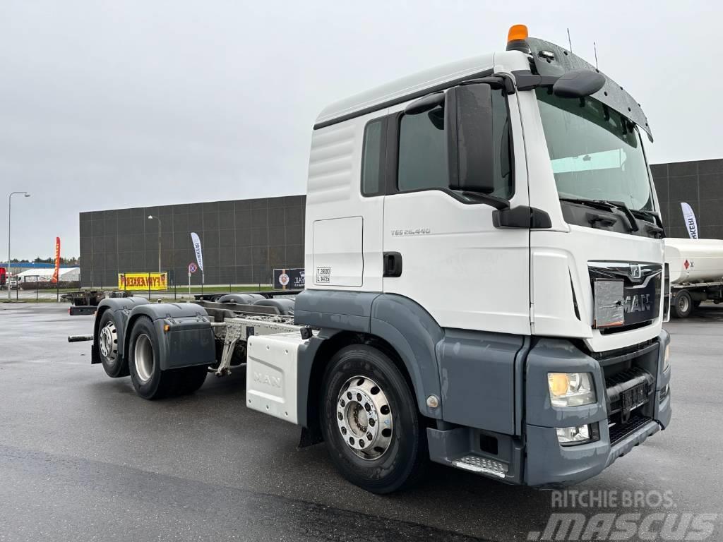 MAN TGS 26.440 6x2*4 Euro 6 Chassis ADR Chassis Cab trucks