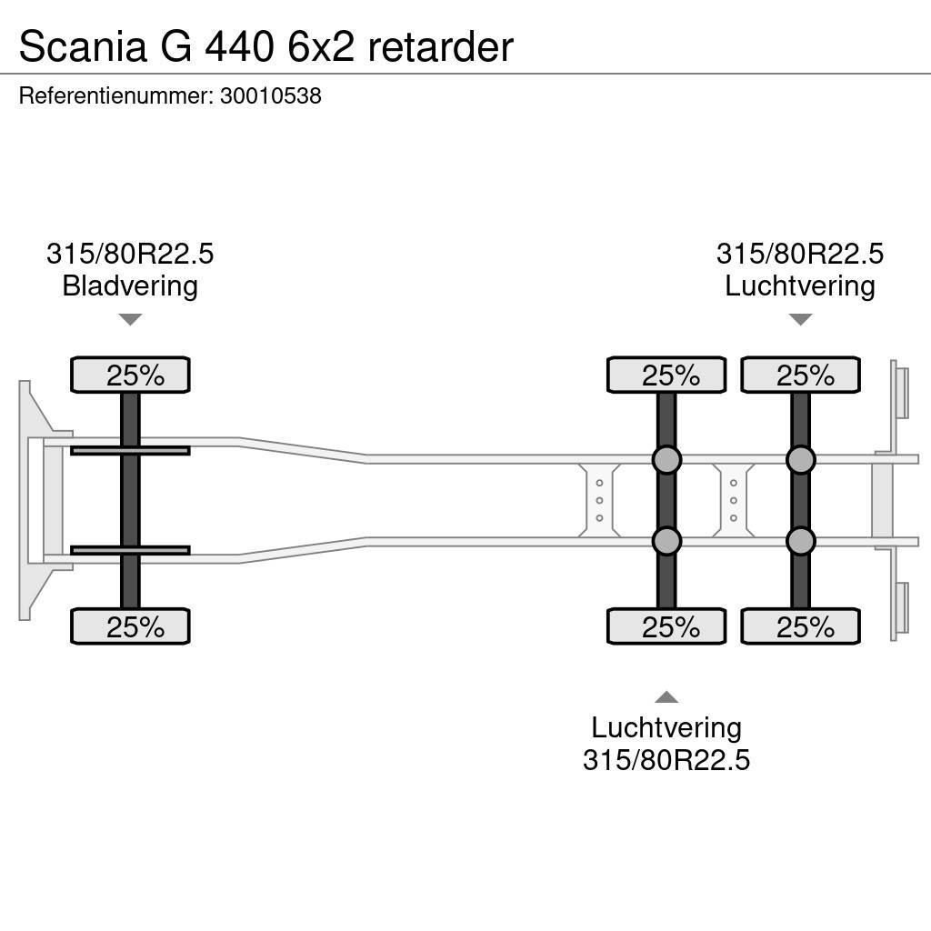 Scania G 440 6x2 retarder Chassis Cab trucks