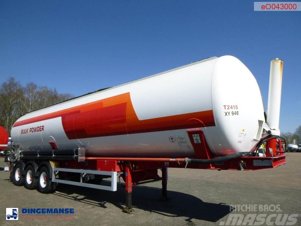 Feldbinder Powder tank alu 60 m3 (tipping) Tipper semi-trailers