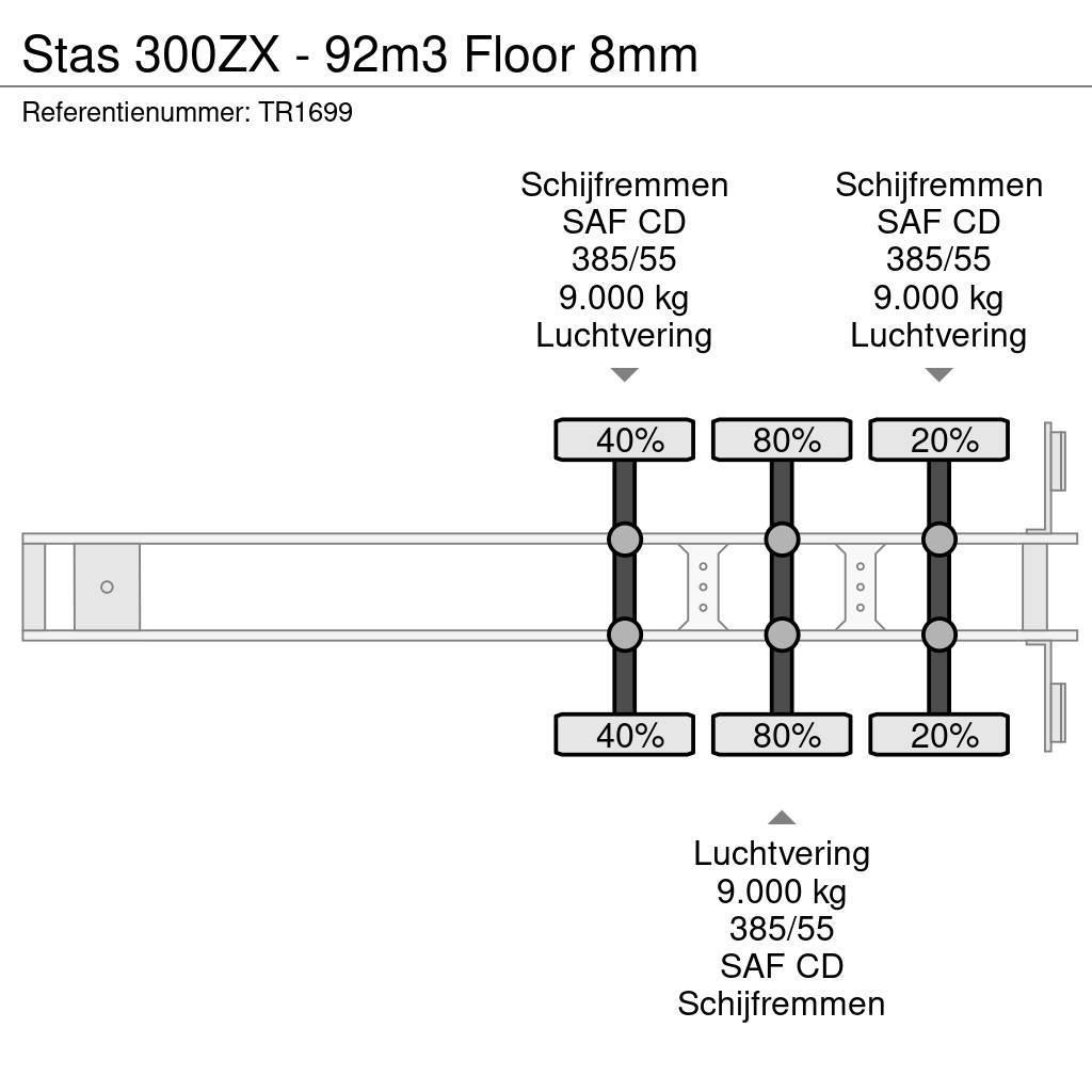 Stas 300ZX - 92m3 Floor 8mm Walking floor semi-trailers
