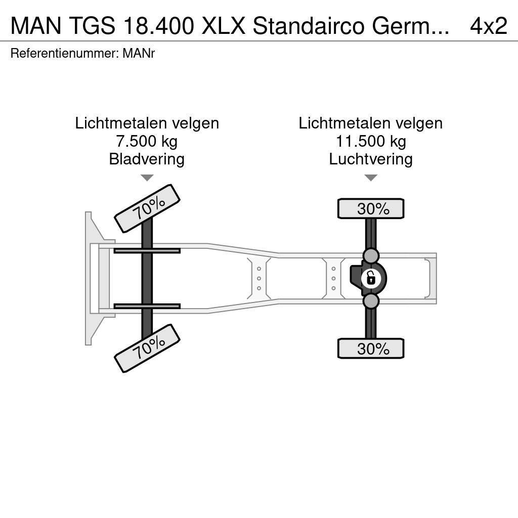 MAN TGS 18.400 XLX Standairco German truck Tractor Units